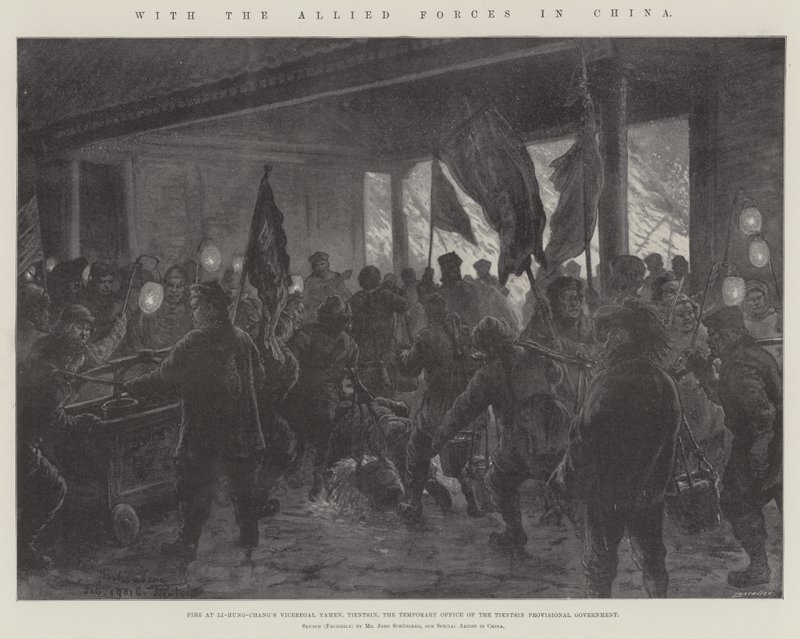 Avec les forces alliées en Chine - Johann Nepomuk Schonberg