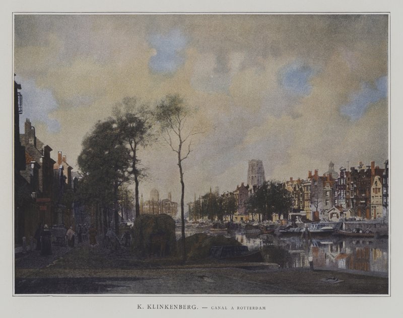 Canal à Rotterdam - Johannes Karel Christian Klinkenberg