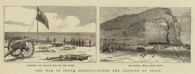La guerre en Amérique du Sud, après la capture d