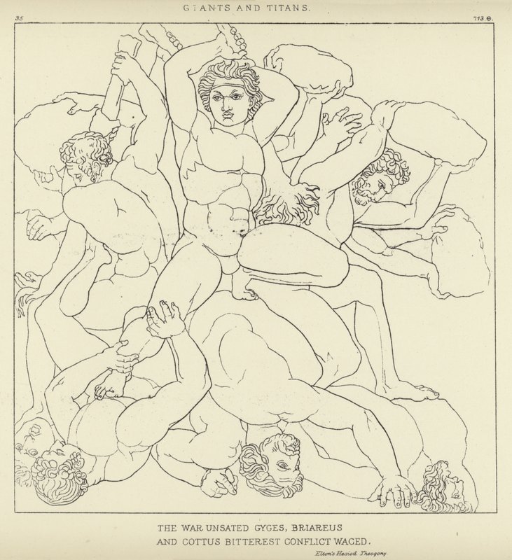 Géants et Titans - John Flaxman