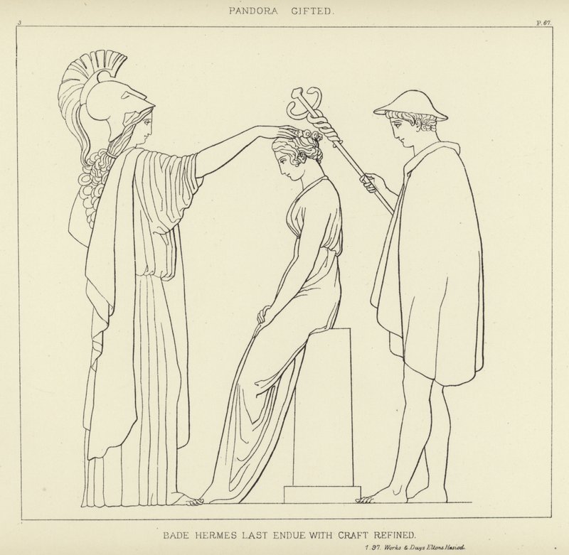 Pandore dotée - John Flaxman