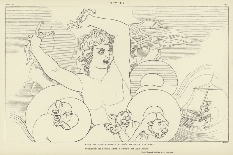 Scylla - John Flaxman