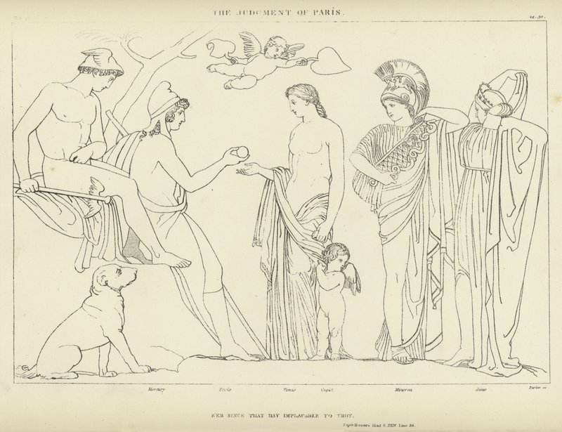 Le Jugement de Pâris - John Flaxman