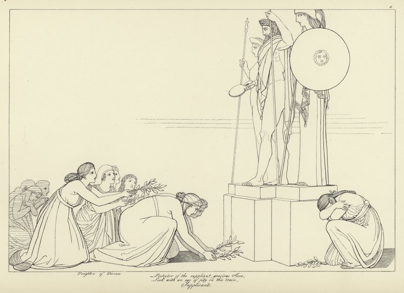 Les suppliants - John Flaxman