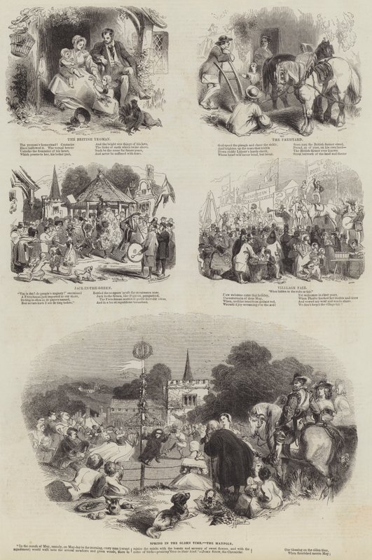 Vie printanière en ville et à la campagne - John Gilbert