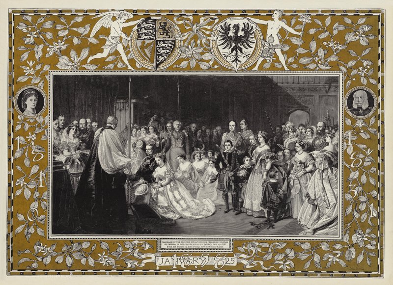 Mariage de la Princesse Royale avec le Prince Frédéric Guillaume de Prusse, dans la Chapelle Royale, St James