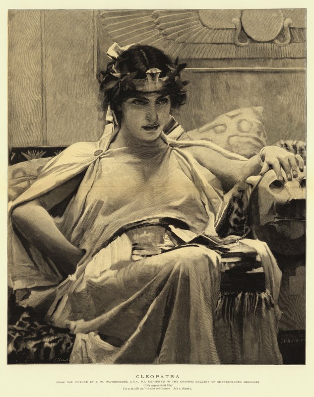 Cléopâtre - John William Waterhouse