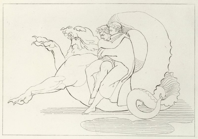 Gérion, Enfer, Chant 17 - John (after) Flaxman
