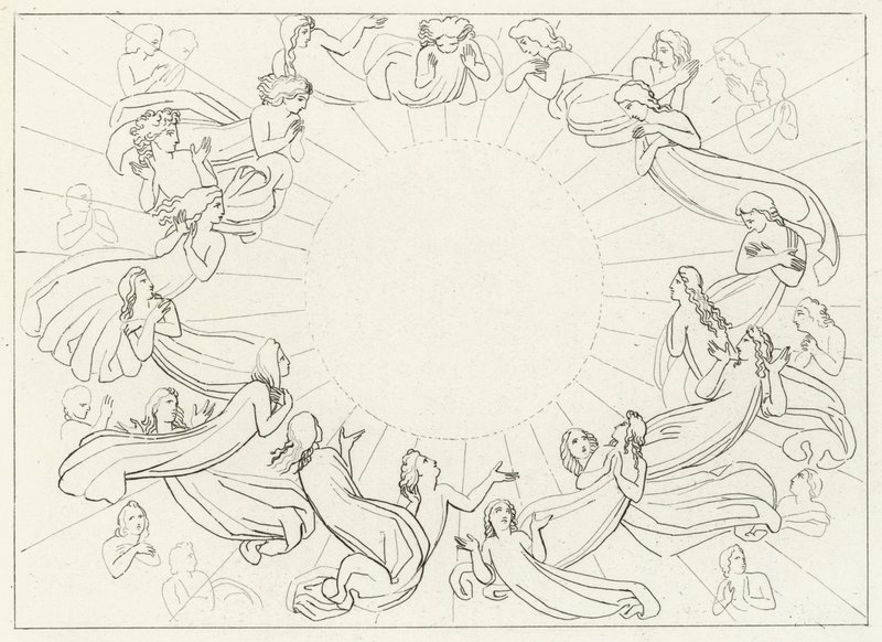Le Soleil, Paradis, Chant 12 - John (after) Flaxman
