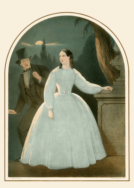 Femme en blanc - John Brandard