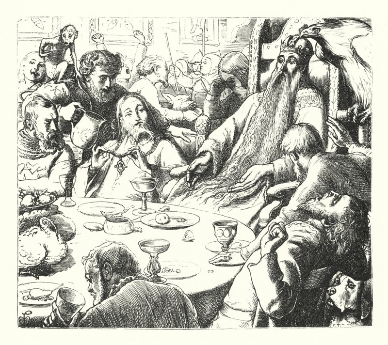 Le Rêve Éveillé (gravure) - John Everett (after) Millais