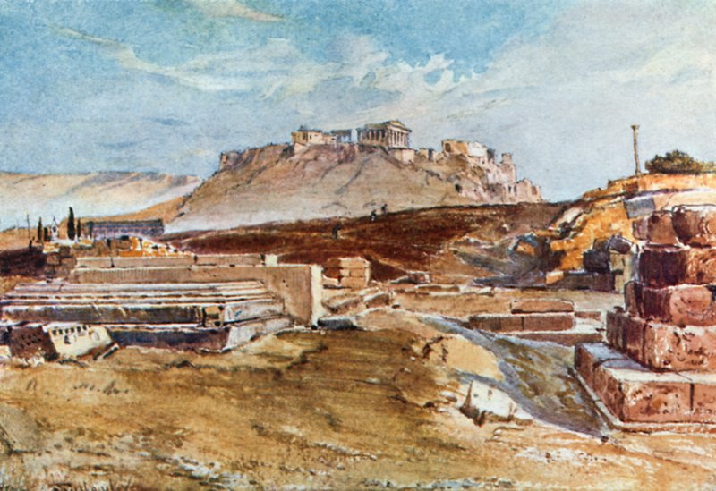 Le Dipylon à Athènes - John Fulleylove