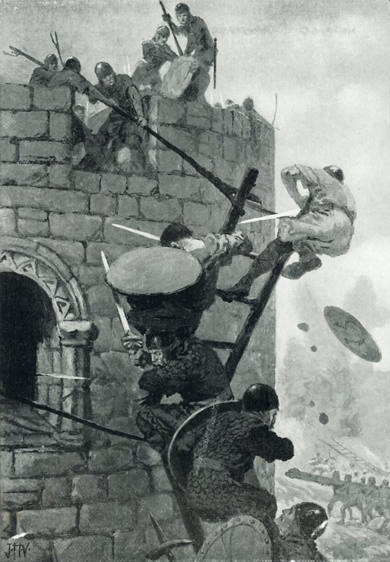 Le siège du château de Carmarthen - John Harris Valda