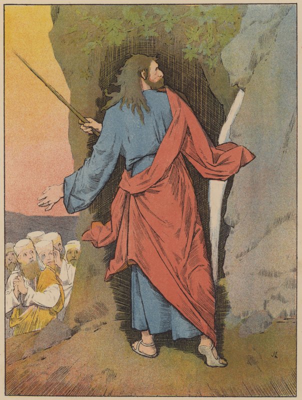 Moïse frappant le rocher - John Lawson