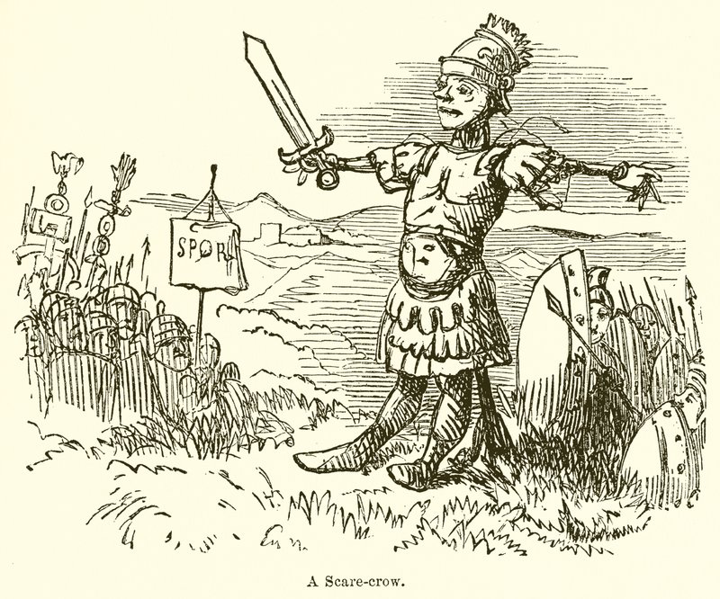 Un épouvantail - John Leech