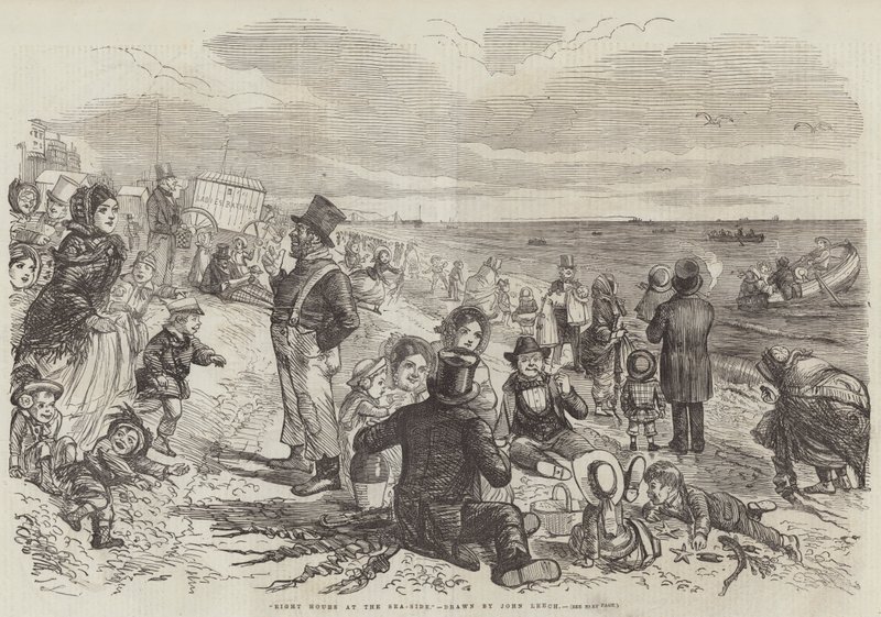 Huit heures au bord de la mer - John Leech
