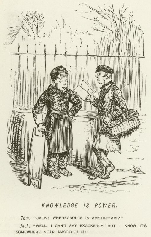Le savoir est le pouvoir - John Leech
