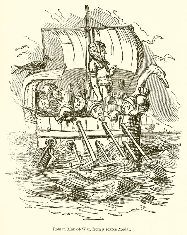 Navire de guerre romain, d