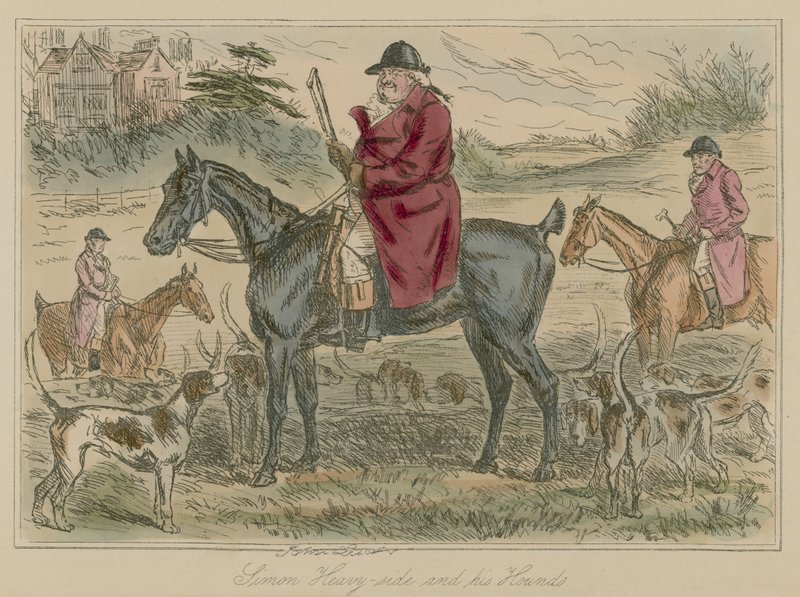 Simon Heavy-side et ses chiens - John Leech