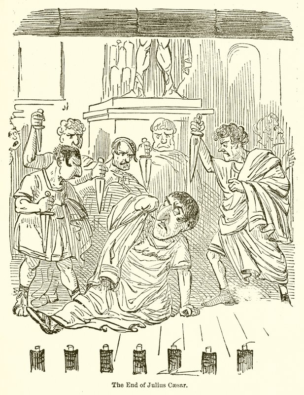 La fin de Jules César - John Leech