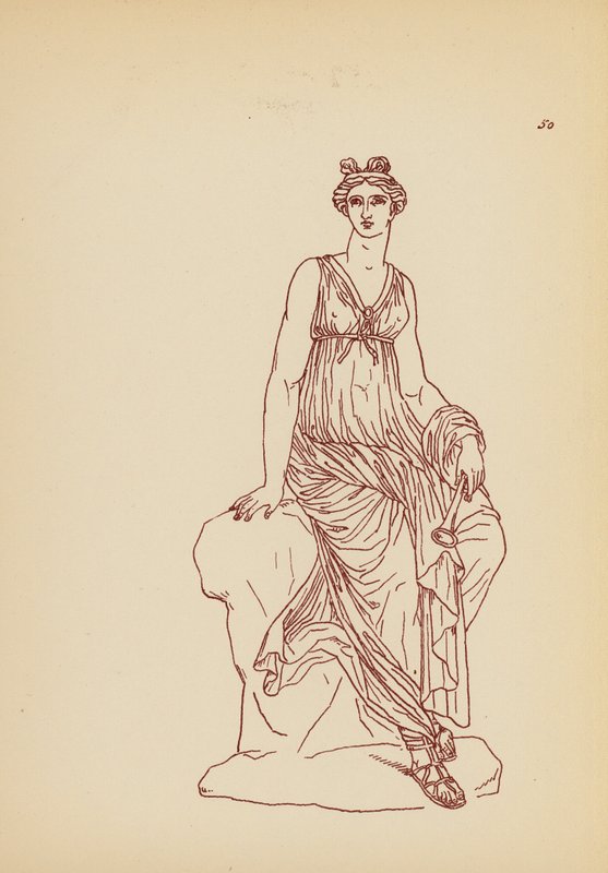 Costume féminin grec ancien - John Moyr Smith