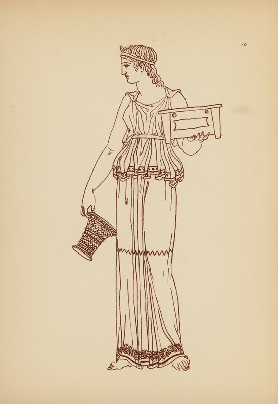 Costume féminin grec ancien - John Moyr Smith