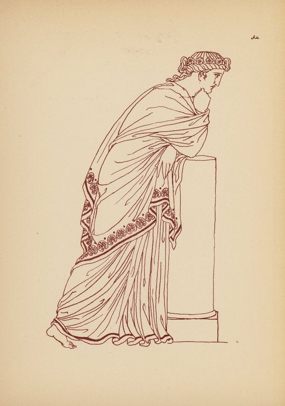 Costume féminin grec ancien - John Moyr Smith