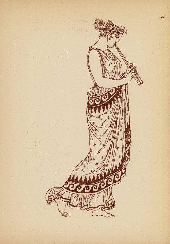 Costume féminin grec ancien - John Moyr Smith