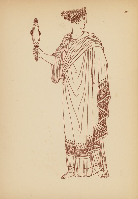 Costume féminin grec ancien - John Moyr Smith