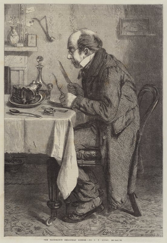 Le dîner de Noël du célibataire - John Templeton Lucas