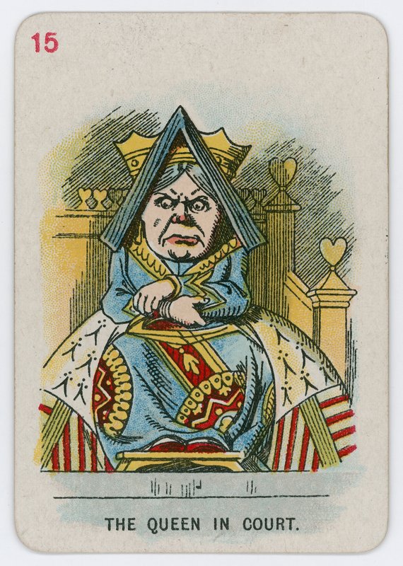 La Reine en Cour - John Tenniel