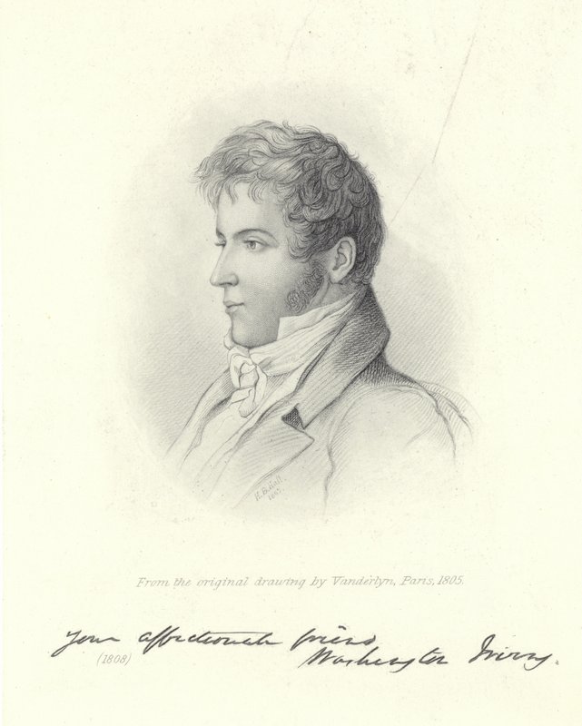 Portrait de Washington Irving - John Vanderlyn