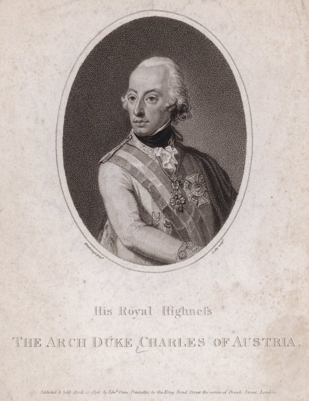 Archiduc Charles, duc de Teschen, soldat autrichien - Josef Kreutzinger