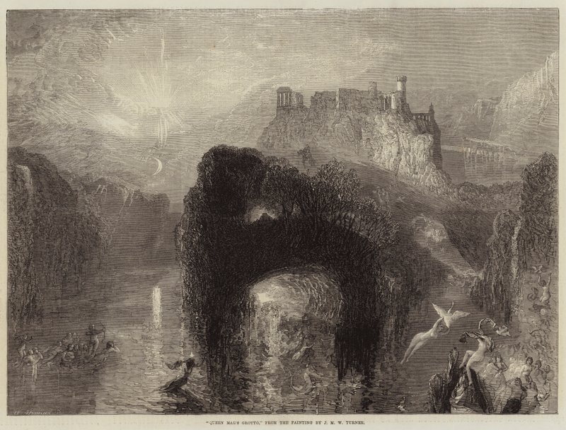La grotte de la reine Mab - Joseph Mallord William Turner