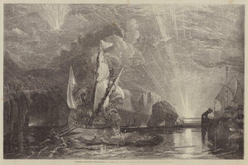 Ulysse ridiculisant Polyphème - Joseph Mallord William Turner
