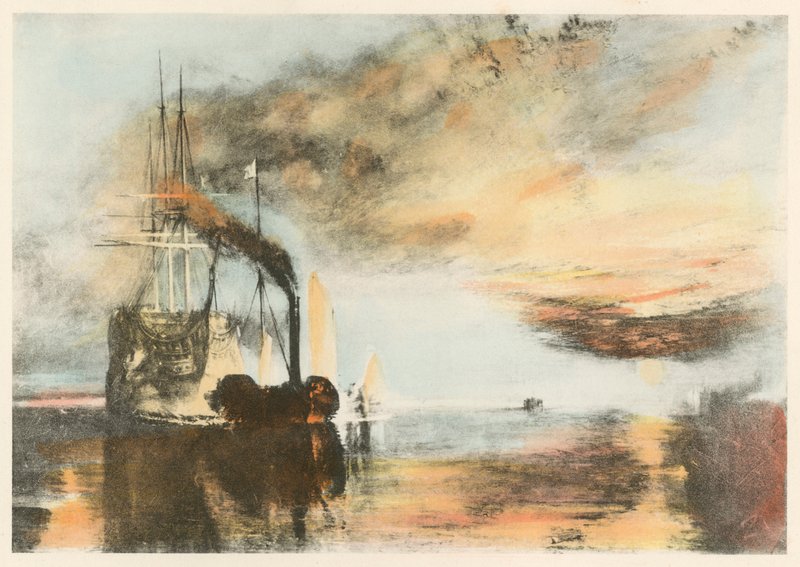 Le Téméraire combattant - after Joseph Mallord William Turner