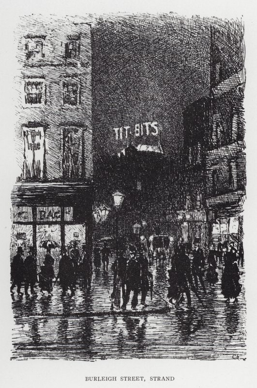 Rue Burleigh, Strand - Joseph (after) Pennell