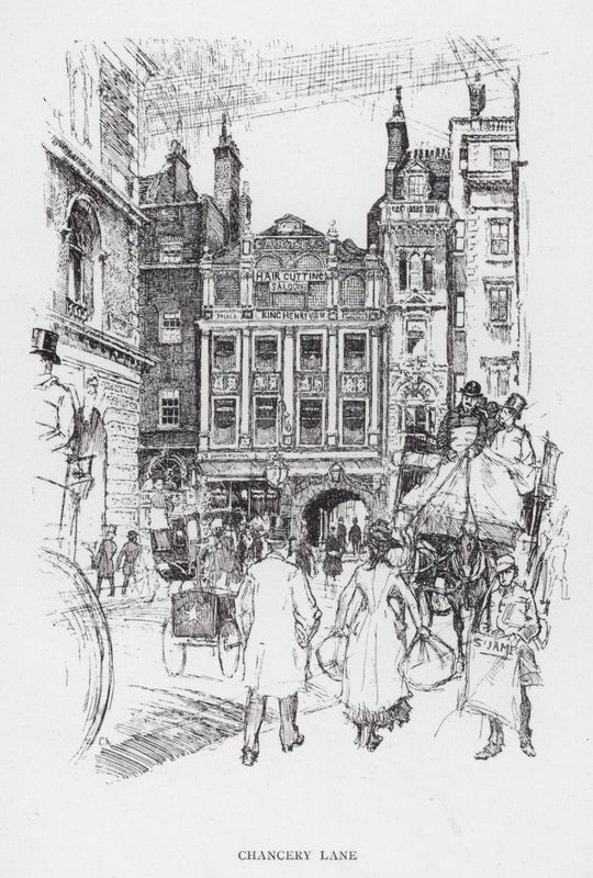 Chancery Lane - Joseph (after) Pennell