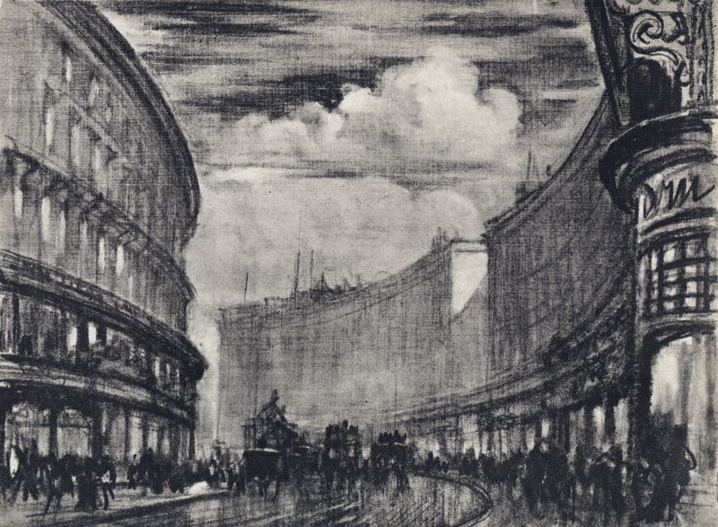 Quadrant de Regent - Joseph (after) Pennell