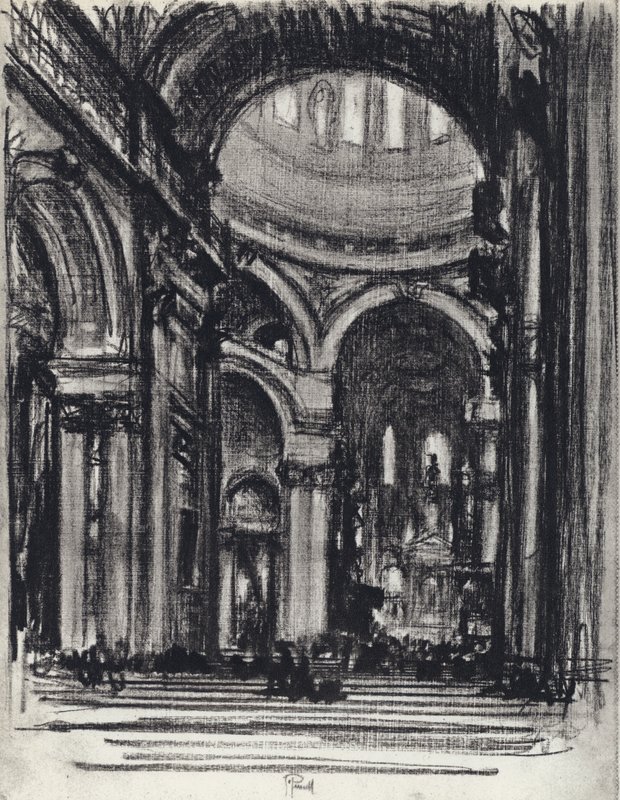 Saint-Paul, La Nef - Joseph (after) Pennell