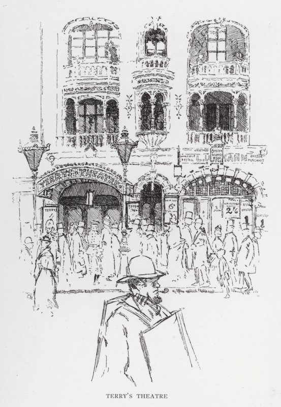 Théâtre de Terry (lithographie) - Joseph (after) Pennell