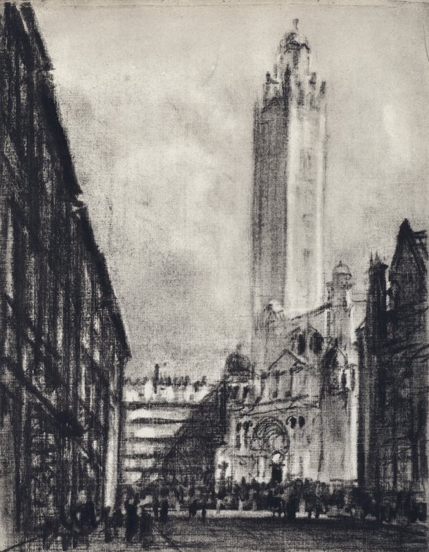 La Cathédrale, Westminster - Joseph (after) Pennell