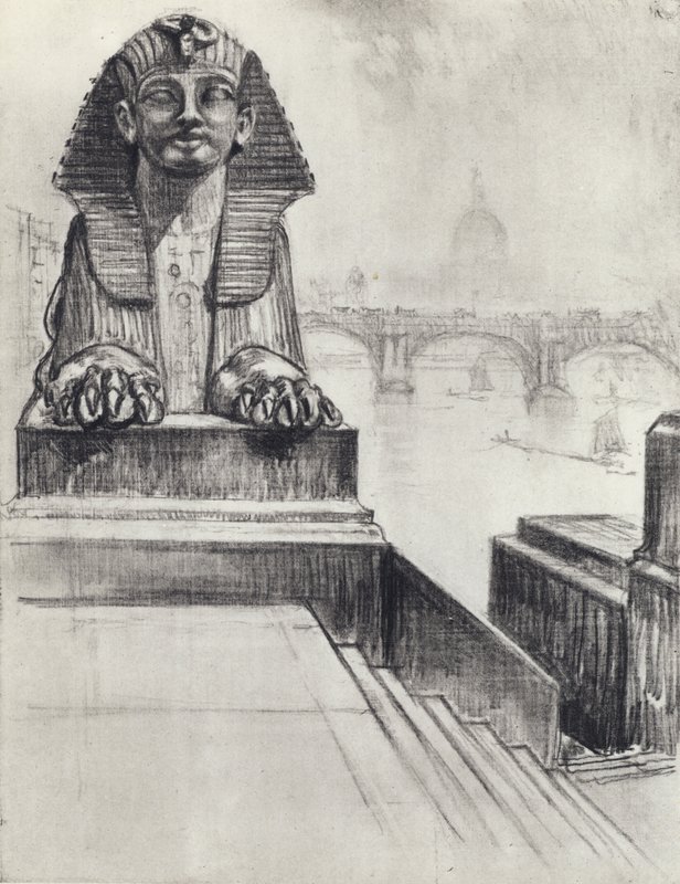 Le Sphinx - Joseph (after) Pennell