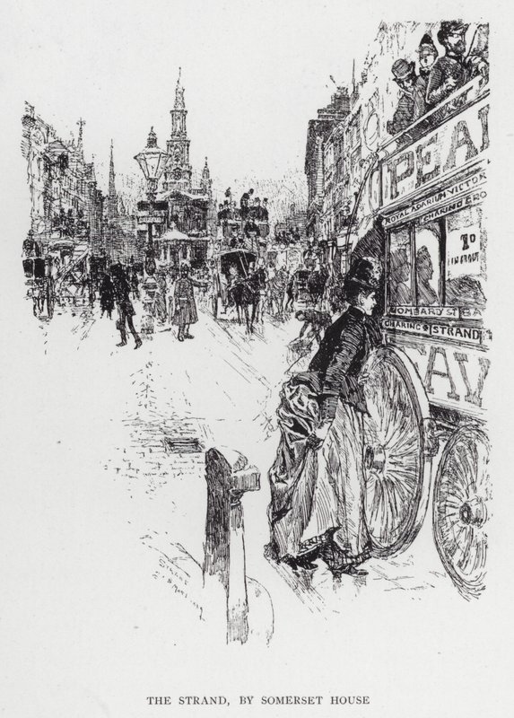 Le Strand, près de Somerset House - Joseph (after) Pennell