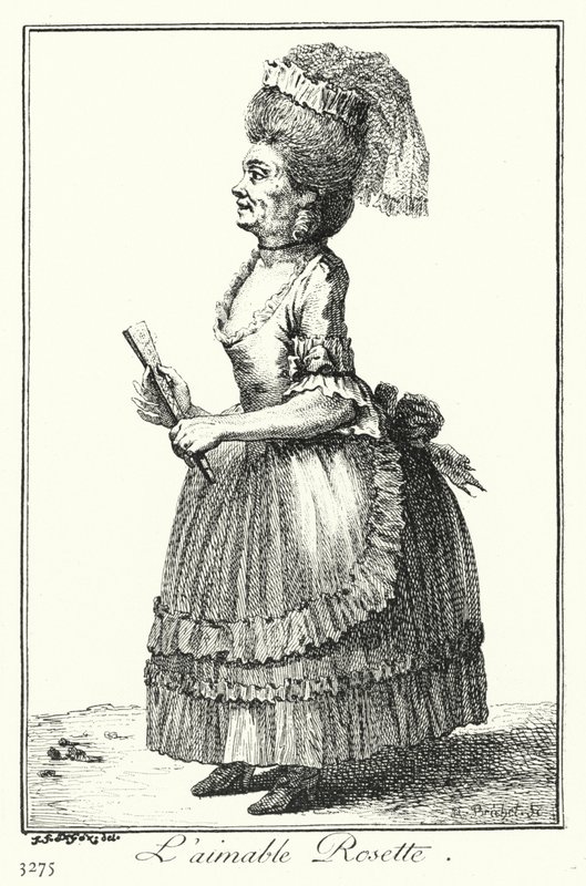 La belle Rosette (gravure) - Joseph Franz von (after) Goez