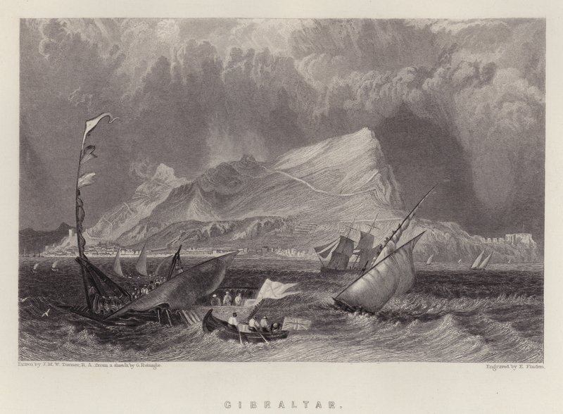 Gibraltar - Joseph Mallord William (after) Turner