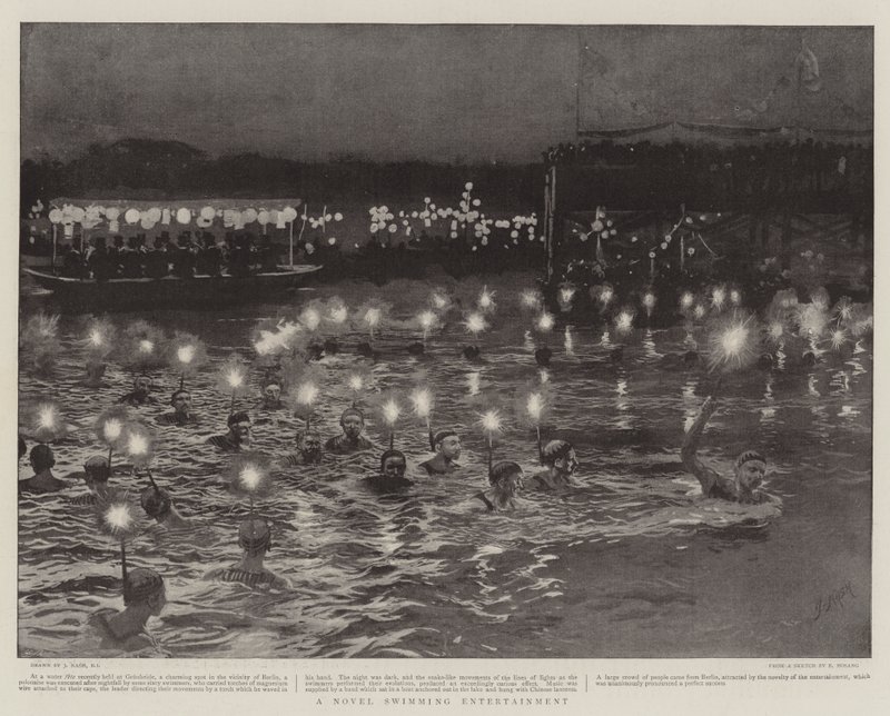 Un divertissement de natation inédit - Joseph Nash