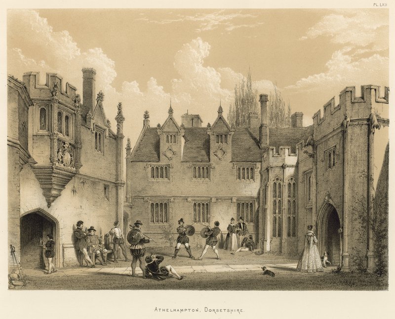 Athelhampton, Dorsetshire - Joseph Nash
