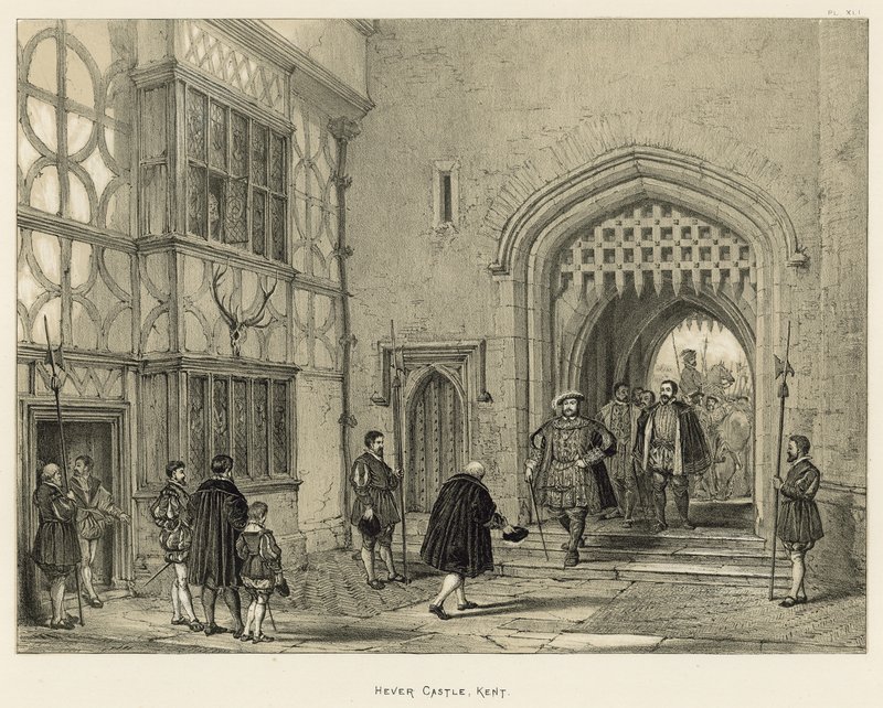 Château de Hever, Kent - Joseph Nash