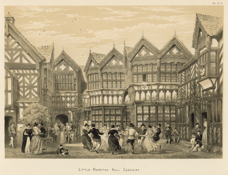 Little Moreton Hall, Cheshire - Joseph Nash